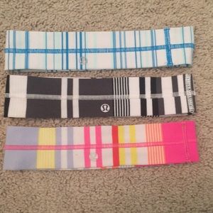 3 Lululemon headbands